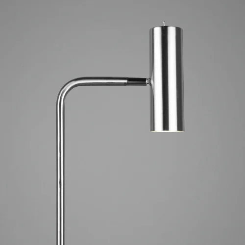 LÁMPARA DE PIE GRAFTON NÍQUEL MATE