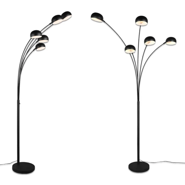 CANDEEIRO DE PÉ 5 LUZES PRETO E14 JULIANA