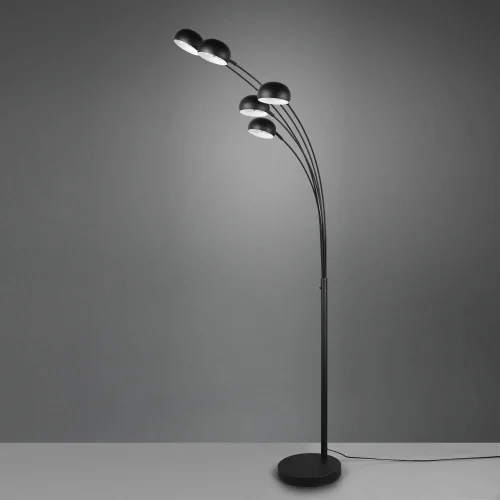 CANDEEIRO DE PÉ 5 LUZES PRETO E14 JULIANA