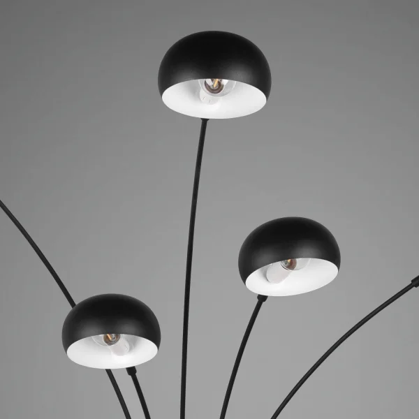 CANDEEIRO DE PÉ 5 LUZES PRETO E14 JULIANA