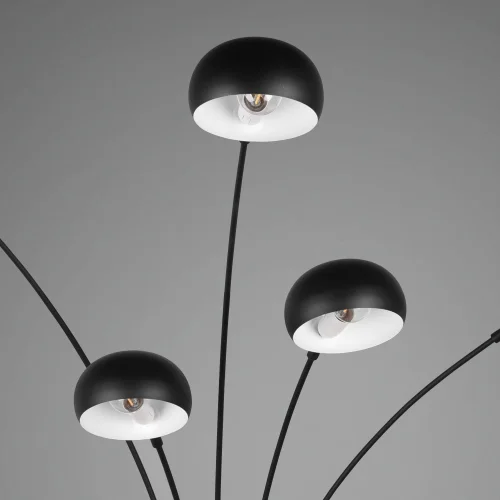 CANDEEIRO DE PÉ 5 LUZES PRETO E14 JULIANA