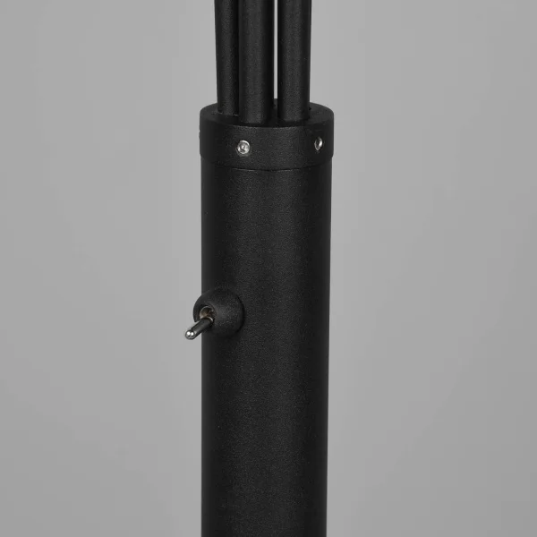 CANDEEIRO DE PÉ 5 LUZES PRETO E14 JULIANA