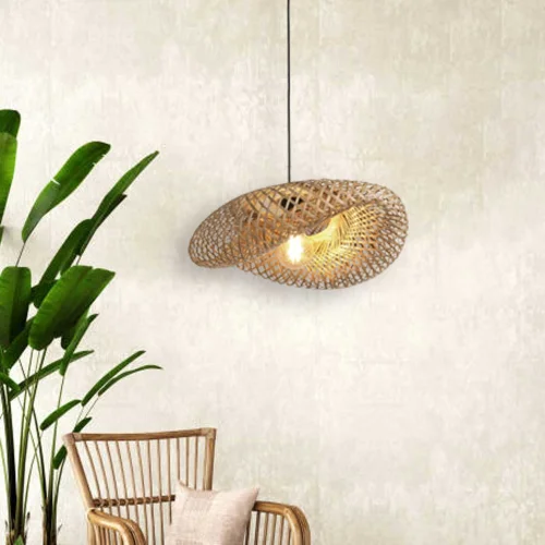 LÁMPARA DE TECHO BAMBÚ PEQUEÑA E27 KALENA