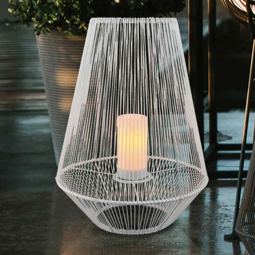 FAROL DE EXTERIOR SMD LED 2 W  SOLAR 51 CM BLANCO RIVER FAROL DE EXTERIOR SMD LED 2 W  SOLAR 51 CM BLANCO RIVER