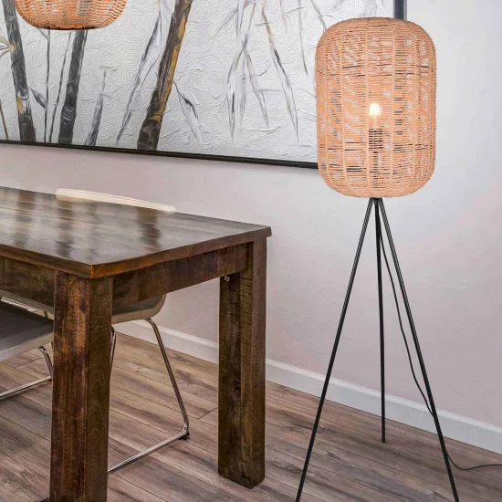 CANDEEIRO DE CHÃO Ø35 CM SISAL E27 OLAV