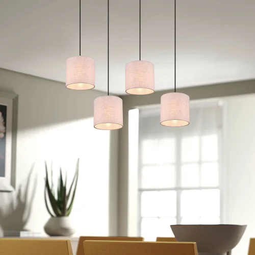 LÂMPADA DE TECTO 4 LUZES E27 VALDEMAR