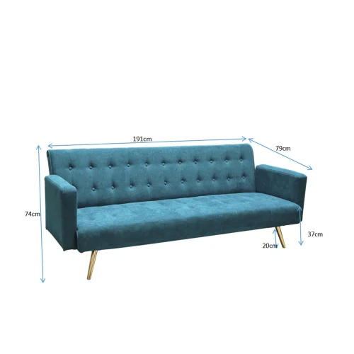 SOFA CAMA AZUL GINEBRA