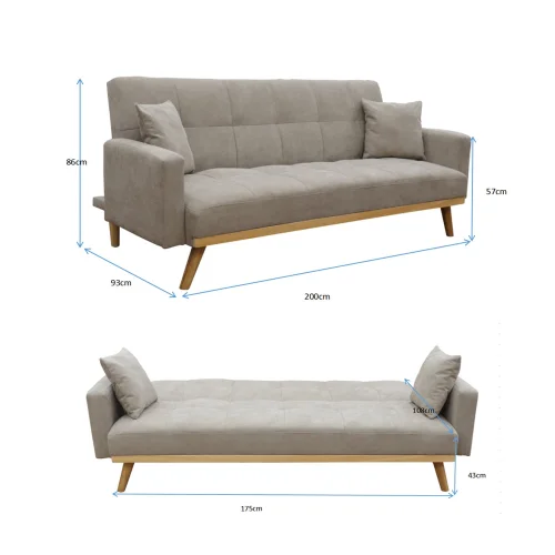 SOFÁ CAMA AZUL REGINA