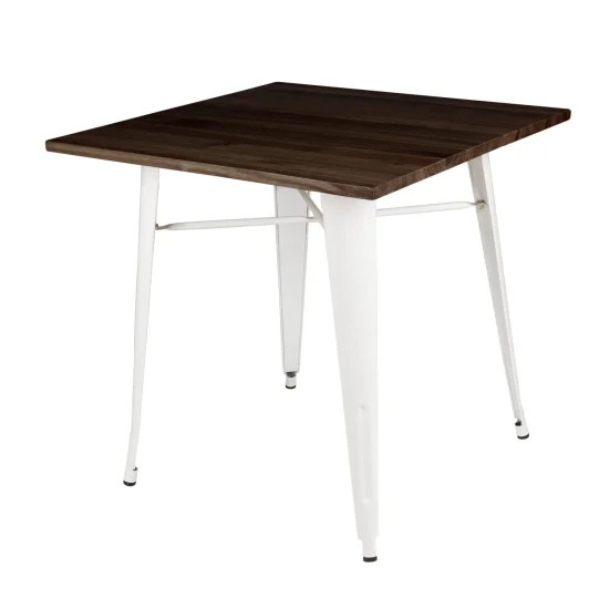 MESA JOSEPHINE BRANCA MADEIRA DE FAIA ESCURA 2
