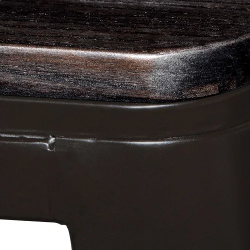 TABURETE JOSEPHINE CHOCOLATE MADERA OSCURA