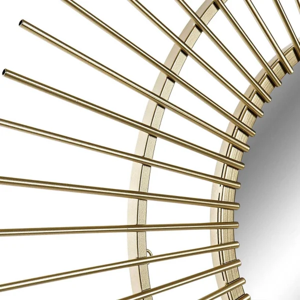 ESPELHO DE METAL DOURADO ESTRELICIA