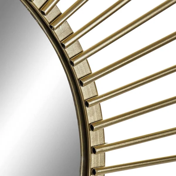 ESPELHO DE METAL DOURADO ESTRELICIA