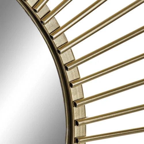 ESPELHO DE METAL DOURADO ESTRELICIA