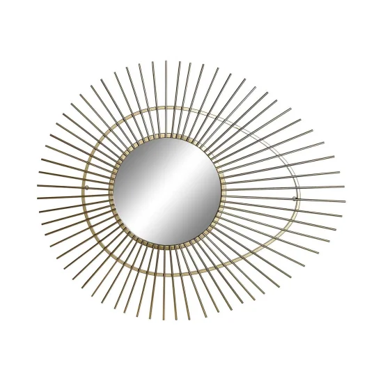 ESPELHO DE METAL DOURADO ESTRELICIA