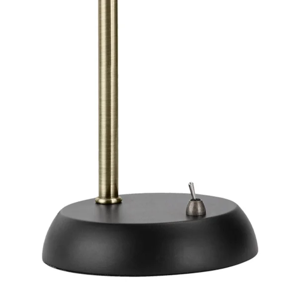 CANDEEIRO DE MESA PRETO MATE GABRIELLE