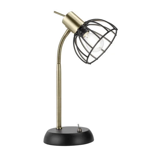 CANDEEIRO DE MESA PRETO MATE GABRIELLE 2