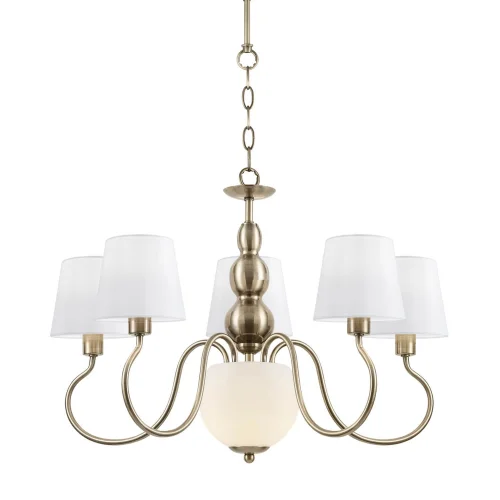 LÁMPARA DE TECHO 5 LUCES CUERO AREZZO