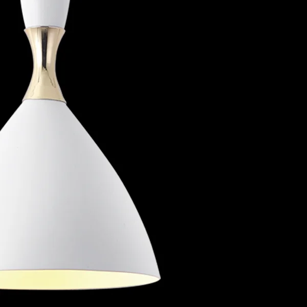 CANDEEIRO DE TECTO BRANCO/DOURADO BRICE CANDEEIRO DE TECTO BRANCO/DOURADO BRICE