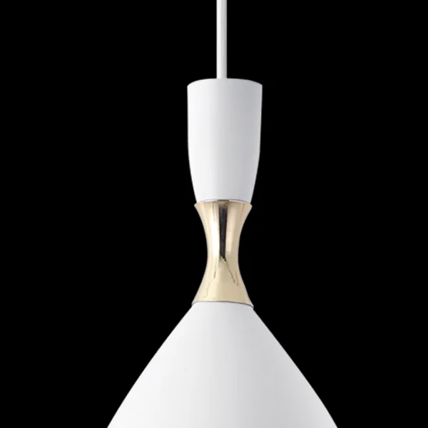 CANDEEIRO DE TECTO BRANCO/DOURADO BRICE CANDEEIRO DE TECTO BRANCO/DOURADO BRICE