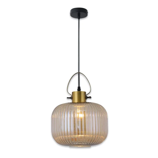 LÁMPARA DE TECHO CRISTAL TALLADO ÁMBAR HAKANA LÁMPARA DE TECHO CRISTAL TALLADO ÁMBAR HAKANA