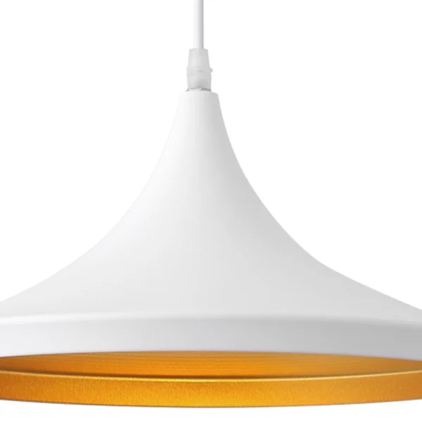 LÁMPARA DE TECHO ACERO BLANCA Ø 36 CM ODELL