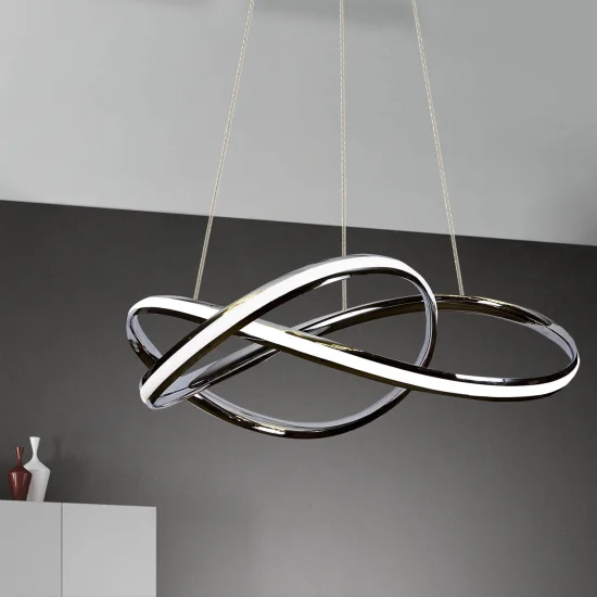 VALE DA LÂMPADA DO TETO DE LED 64W 4000K CROMADO