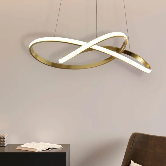 CANDEEIRO DE TETO LED 60W 4000K REGULÁVEL OURO OLIMPO