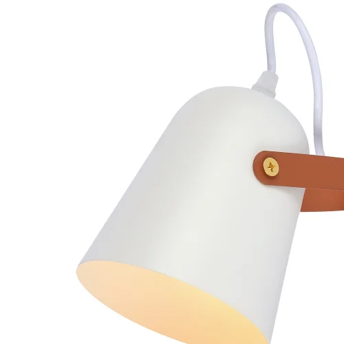 APLIQUE DE PARED BLANCO/MARRÓN EGIL