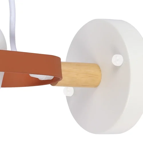 APLIQUE DE PARED BLANCO/MARRÓN EGIL