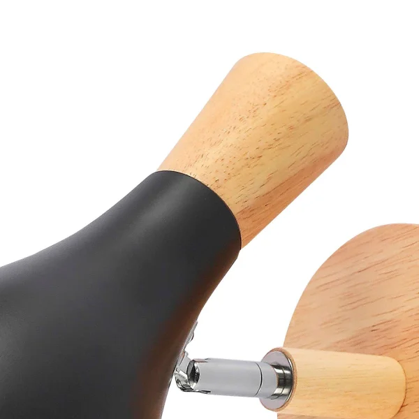 APLIQUE DE PARED MADERA/NEGRO HERDIS