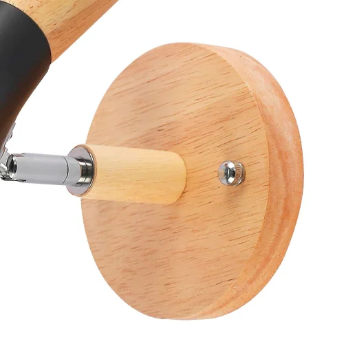 APLIQUE DE PARED MADERA/NEGRO HERDIS