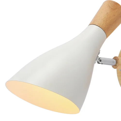 APLIQUE DE PARED MADERA/BLANCO HERDIS