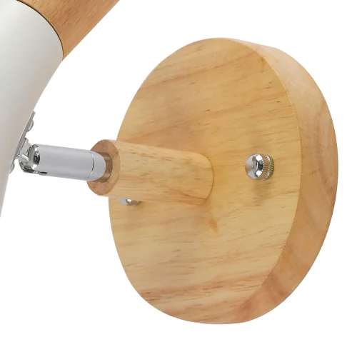 APLIQUE DE PARED MADERA/BLANCO HERDIS