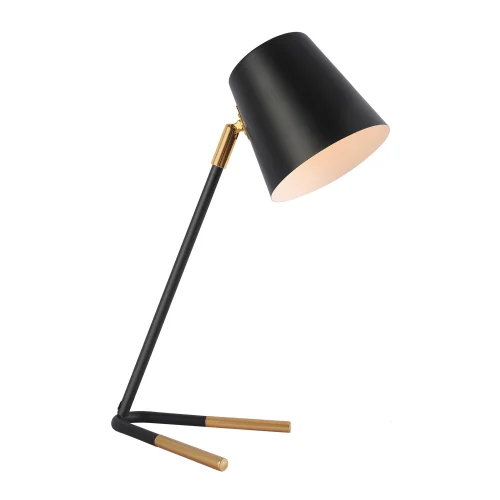 LÁMPARA DE MESA NEGRO/DORADO ANAYA