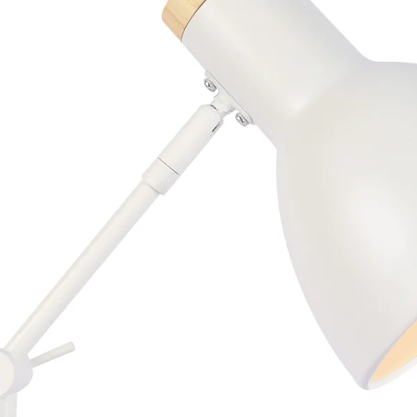 LÁMPARA DE MESA MADERA/BLANCO ANNELISE LÁMPARA DE MESA MADERA/BLANCO ANNELISE