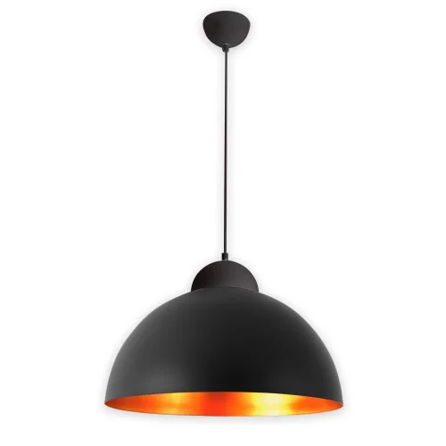 LÁMPARA DE TECHO Ø 50 CM NEGRO/DORADO MONTSERRAT