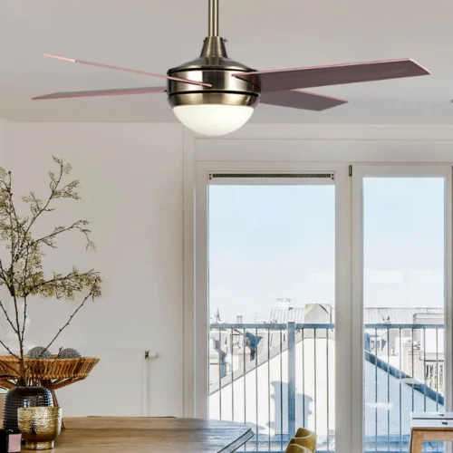 VENTILADOR DE TECHO LED LYNK CUERO VENTILADOR DE TECHO LED LYNK CUERO