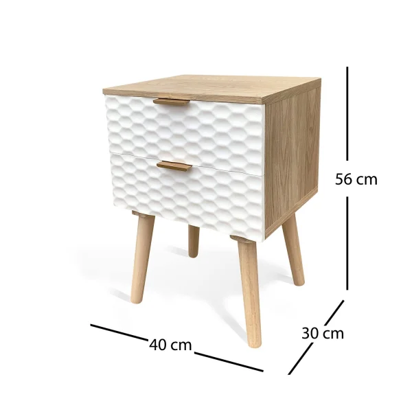 MESITA 2 CAJONES ASGER