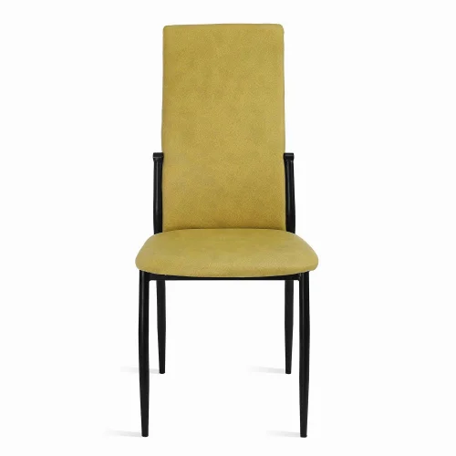 SILLA TAPIZADA LADY AMARILLA