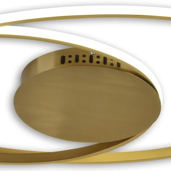 LÂMPADA DE TECTO LED ALETHIA 54W REGULÁVEL OURO