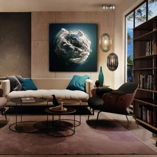 QUADRO IMAGEM 100X100 MÃE TERRA