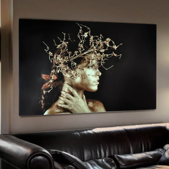 QUADRO IMAGEM 150X100 MULHER DE OURO