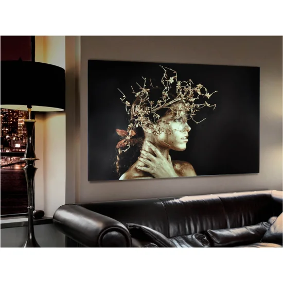 QUADRO IMAGEM 150X100 MULHER DE OURO 2