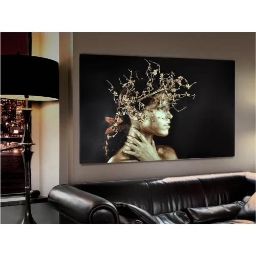 QUADRO IMAGEM 150X100 MULHER DE OURO QUADRO IMAGEM 150X100 MULHER DE OURO