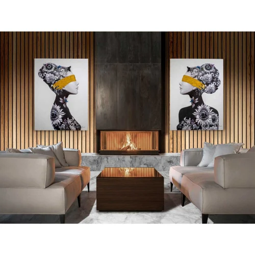 QUADRO PINTURA ACRÍLICA 90X120 PERFIL I