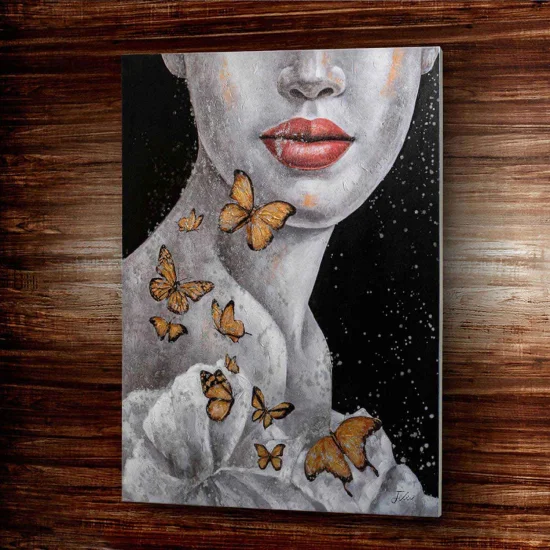 QUADRO PINTURA ACRÍLICA 90X120 IMAGINE
