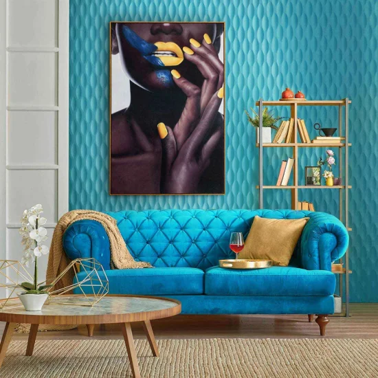 QUADRO ESTAMPA EM TELA 80X120 ORISA 2