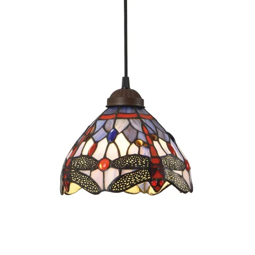 CANDEEIRO DE TECTO 1 LUZ 20 CM TIFFANY LIBÉLULA CANDEEIRO DE TECTO 1 LUZ 20 CM TIFFANY LIBÉLULA