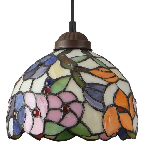 CANDEEIRO DE TECTO 1 LUZ 20 CM TIFFANY FLOWERS CANDEEIRO DE TECTO 1 LUZ 20 CM TIFFANY FLOWERS