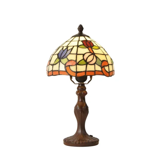 CANDEEIRO DE MESA 1 LUZ 20 CM TIFFANY BLOSSOM